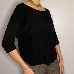 Fabletics black pull over / sweater / knit top